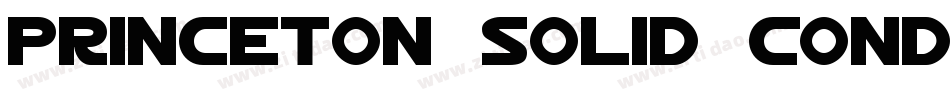 Princeton solid Condensed Normal字体转换